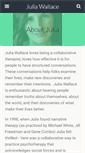 Mobile Screenshot of juliawallace.com