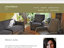 Tablet Screenshot of juliawallace.com
